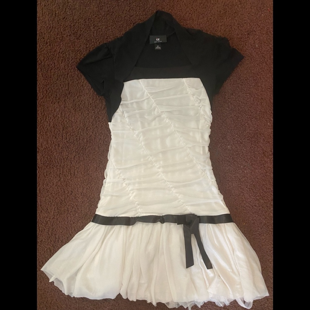 Black and White Girls Dress